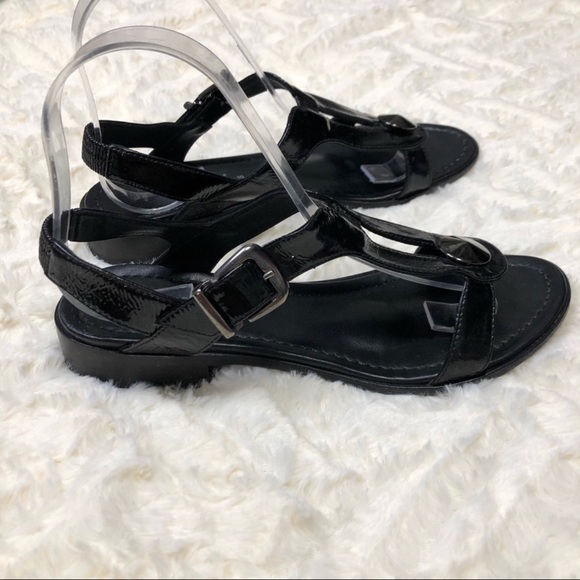 Aquatalia Patent Sandals - Picture 1 of 9